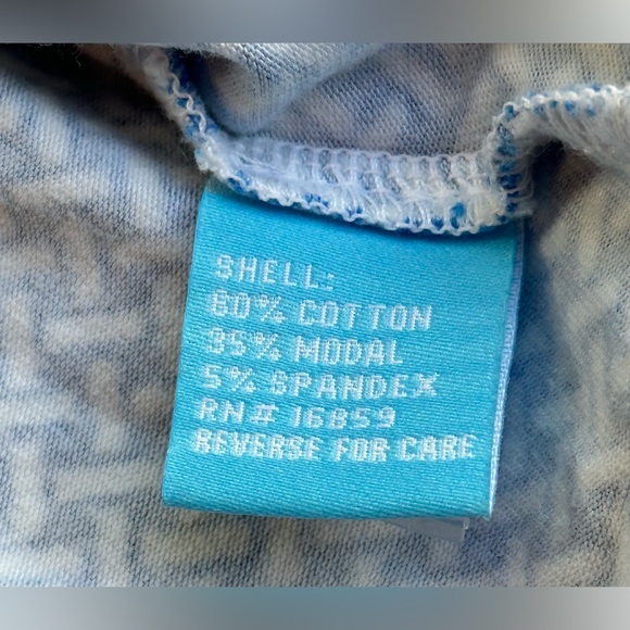 J. McLaughlin 3/4 Sleeve Printed Popover Collared Top - Picture 6 of 11